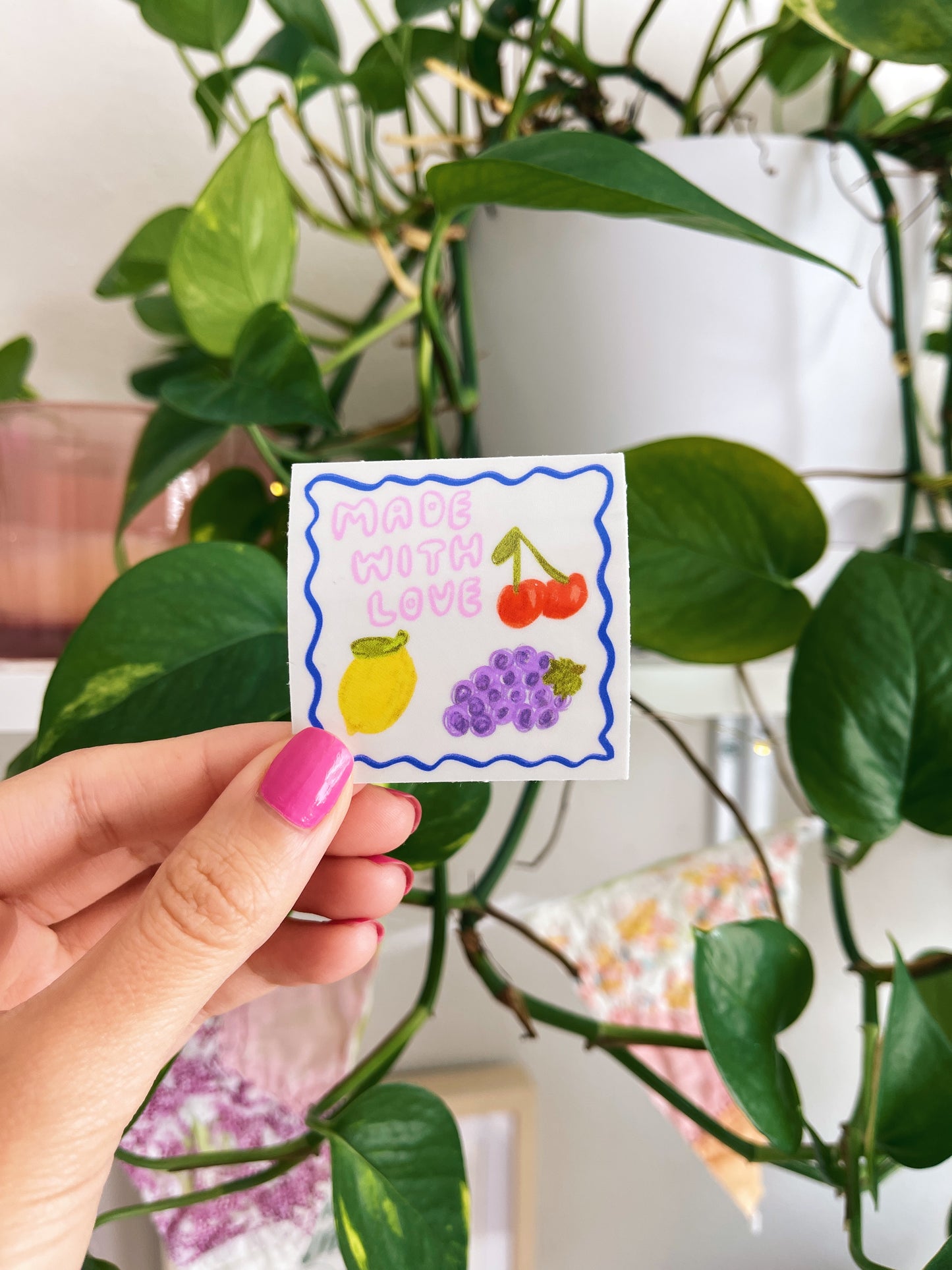 Made with Love Sticker