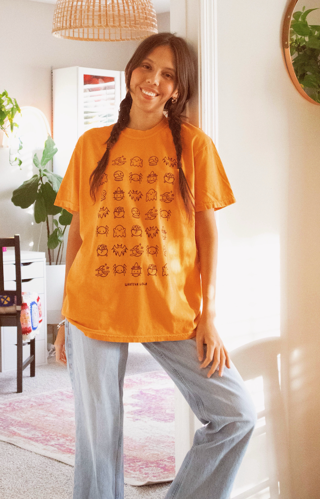 Spooky Things Orange Tee